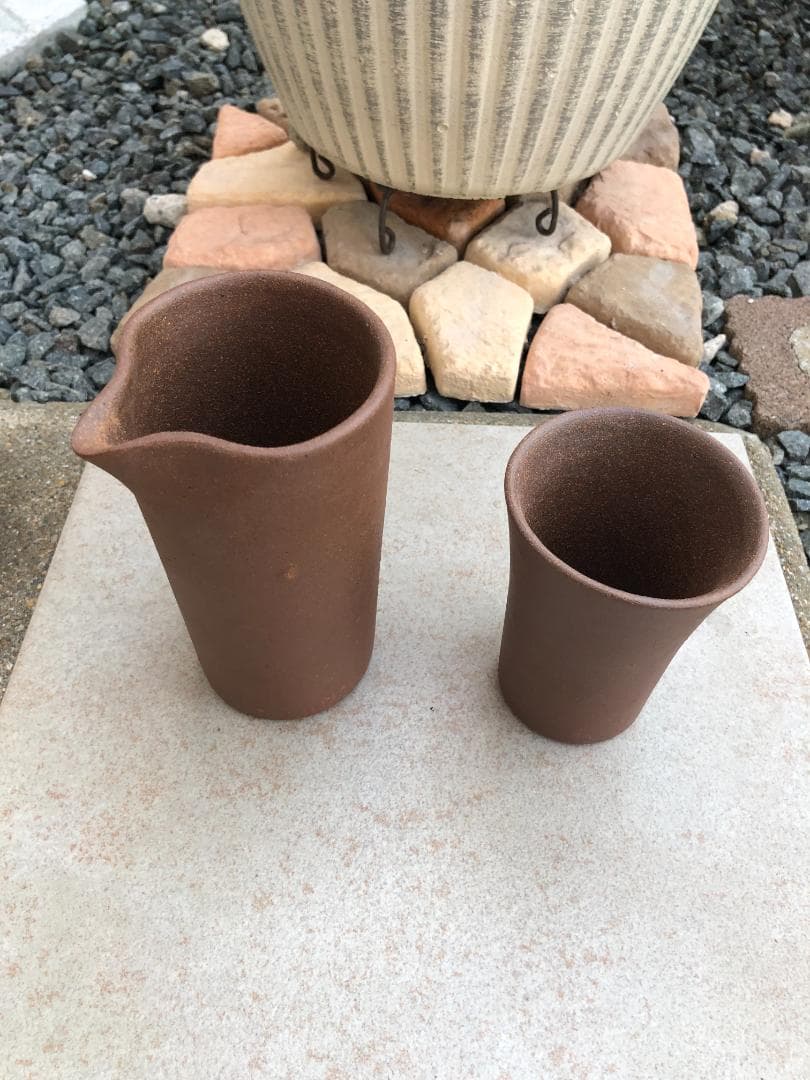 高線量 バドガシュタイン鉱石　高線量ラジウム鉱石含有　水差し＆カップ