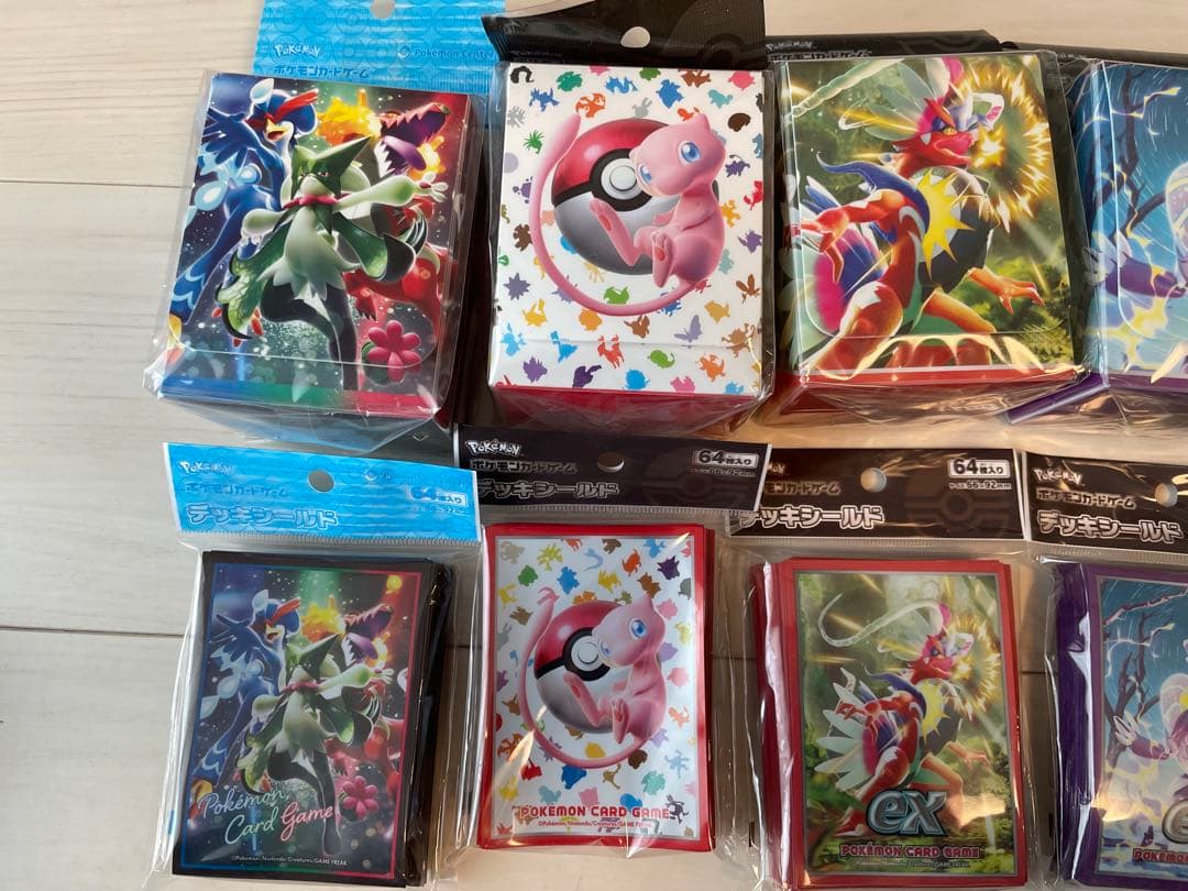 ポケモンカード デッキシールド＆デッキケース 12点セット 未開封 公式サプライ