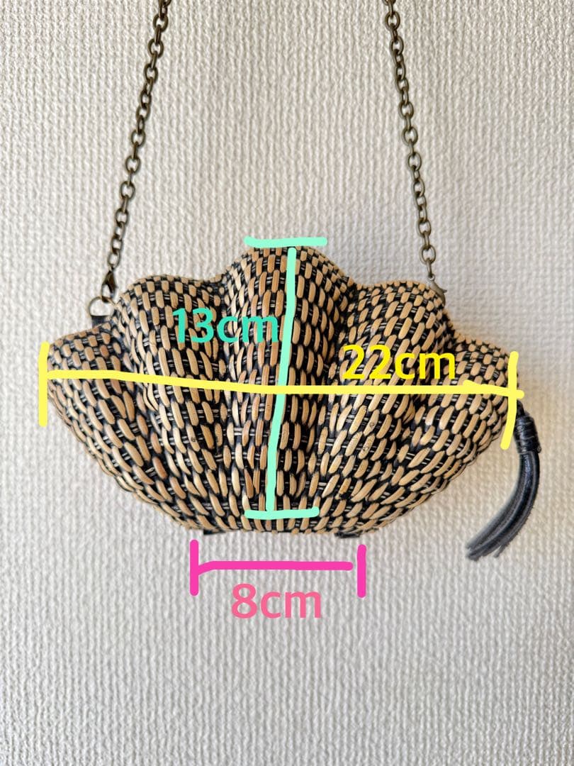 未使用品【KAYU】シェル型クラッチショルダーバッグロンハーマン