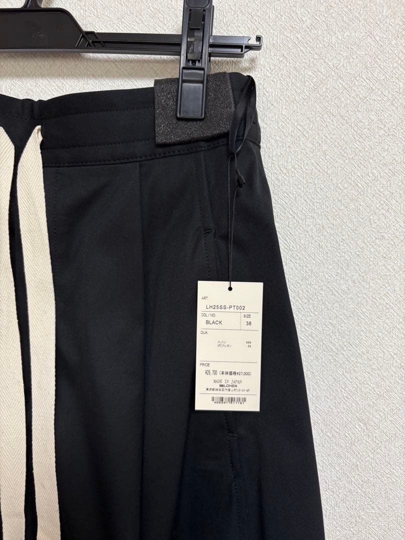 【新品未使用】タグ付き　LOHEN DRAWCORD CHINO PANTS38