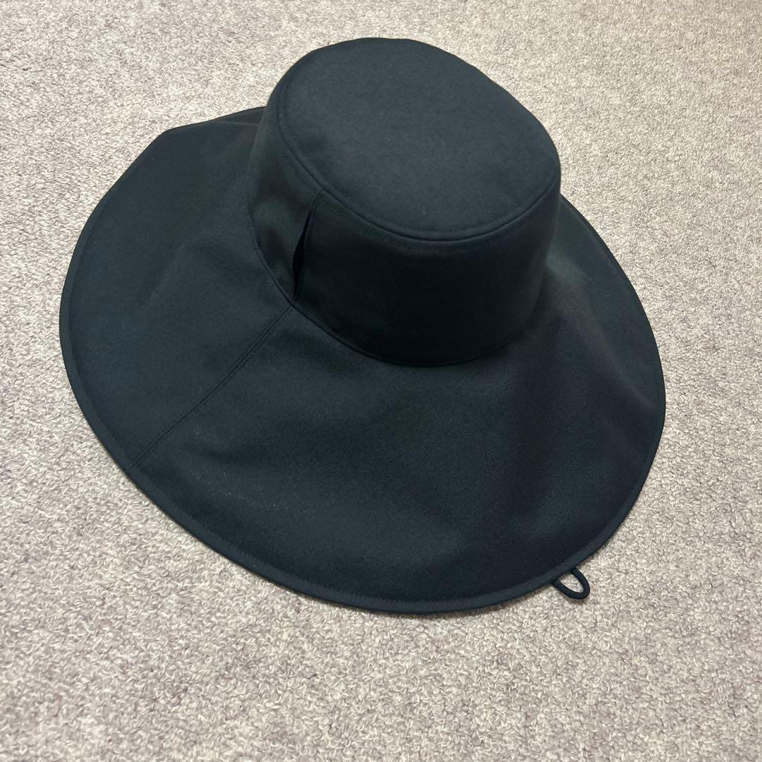 サンバリア100 ワイドハット＋プラス　ブラック　M