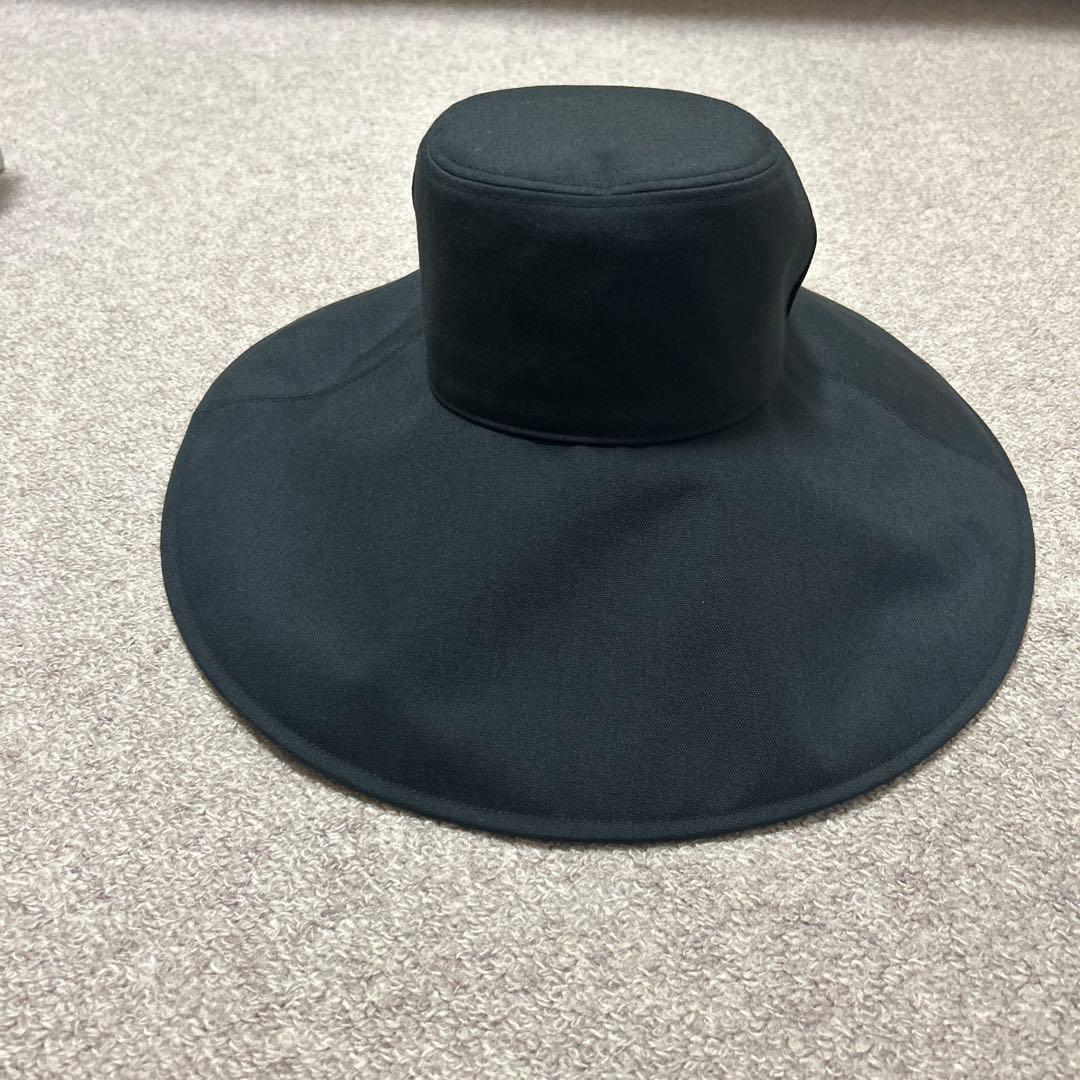 サンバリア100 ワイドハット＋プラス　ブラック　M