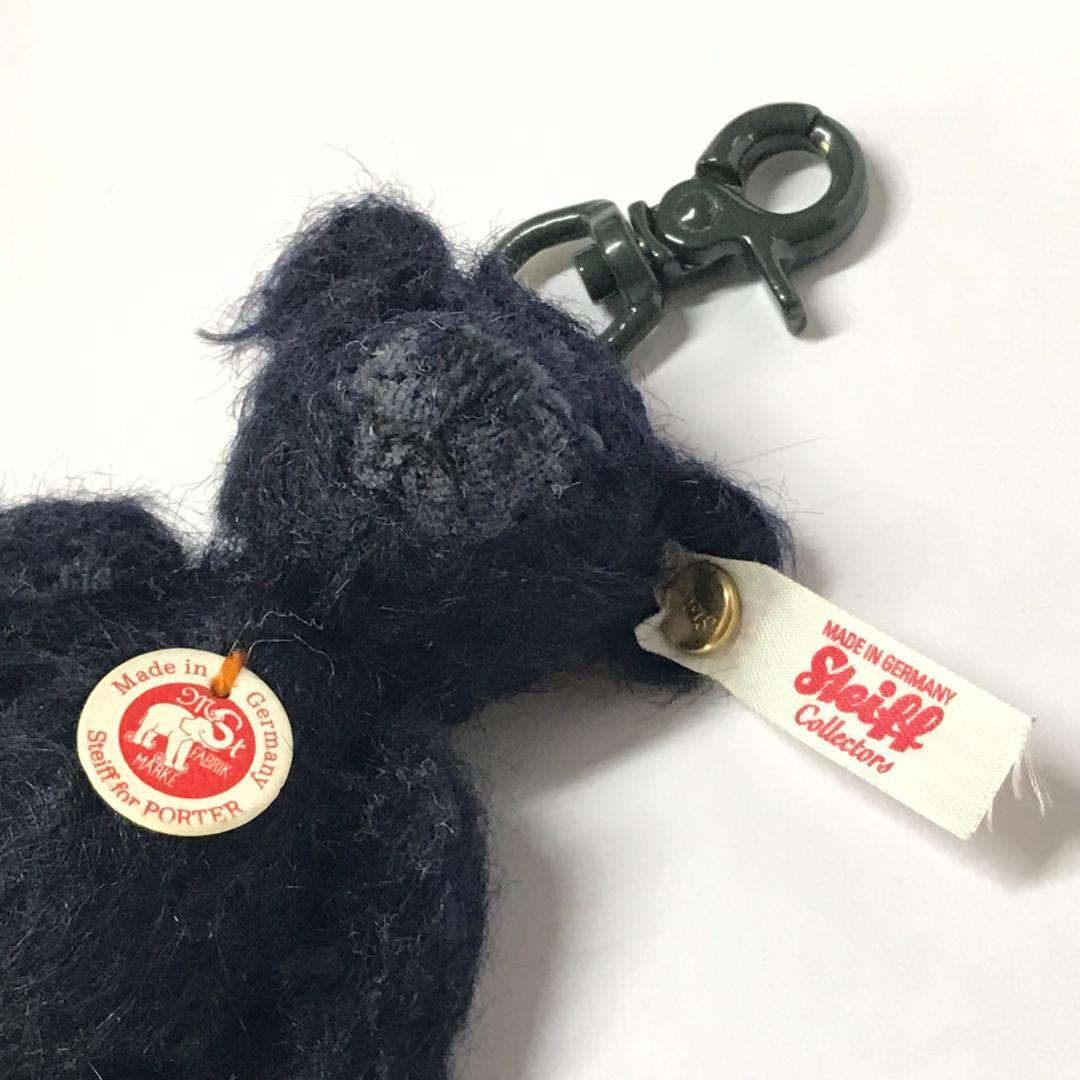 Steiff x PORTER Tiny Teddy Bear アイアンブルー