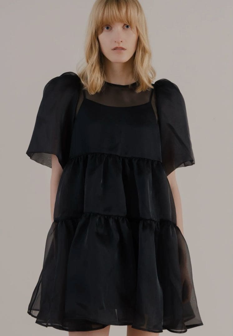 ワンピース THE TOE Bellevue Dress black