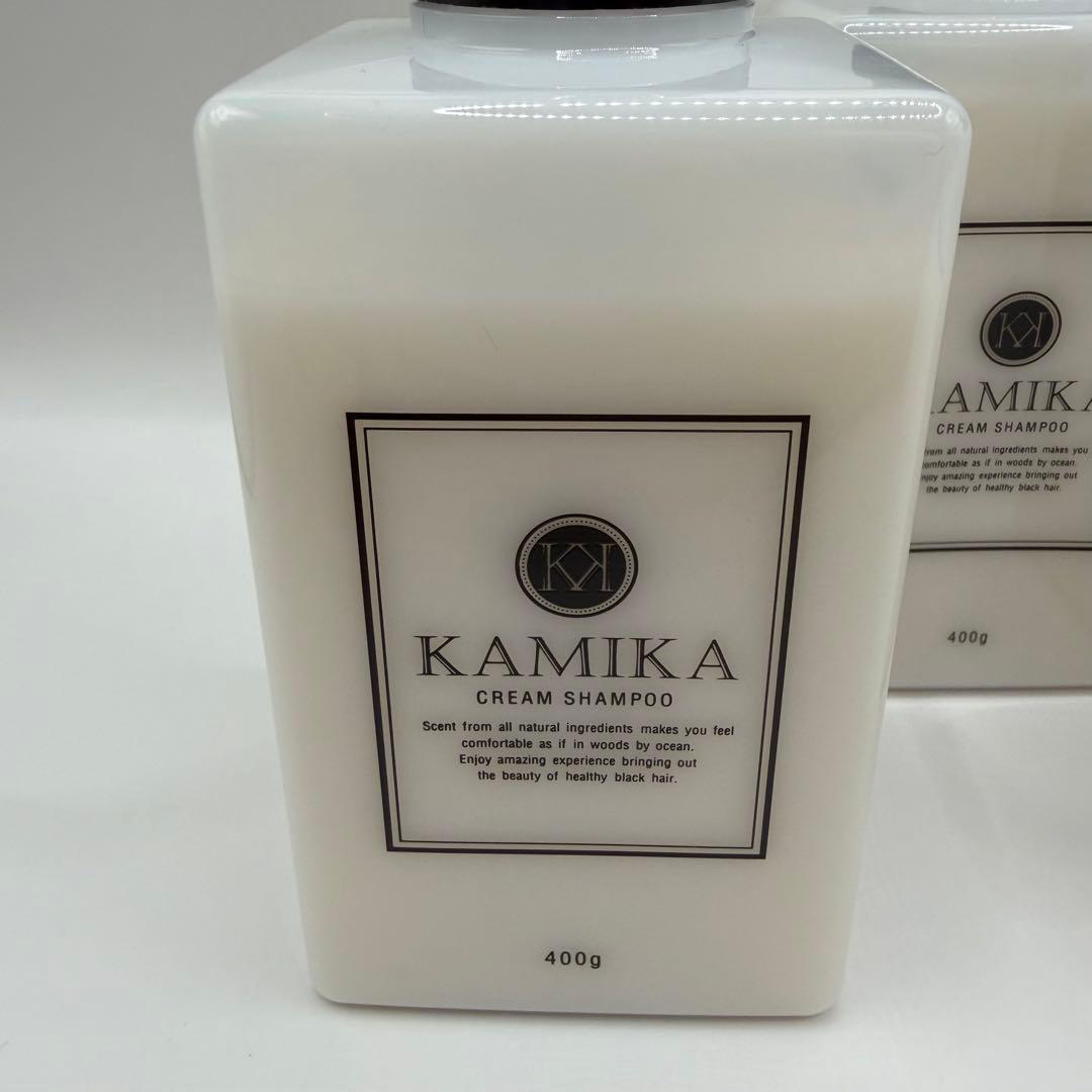 KAMIKA カミカ クリームシャンプー オールインワン　400g 4本セット
