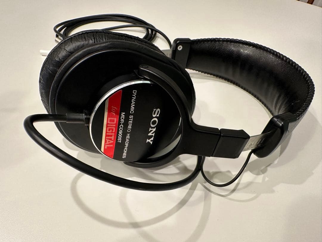 【soramane】SONY MDR-9000ST 有線ヘッドホン　赤帯