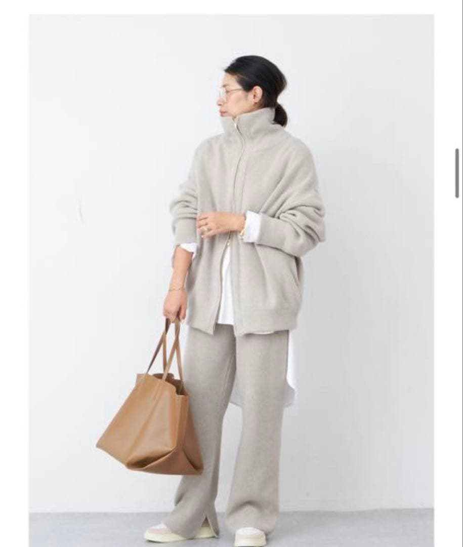 ドゥーズィエムクラス *OLBIA ロングジップ ブルゾン ¥59,400