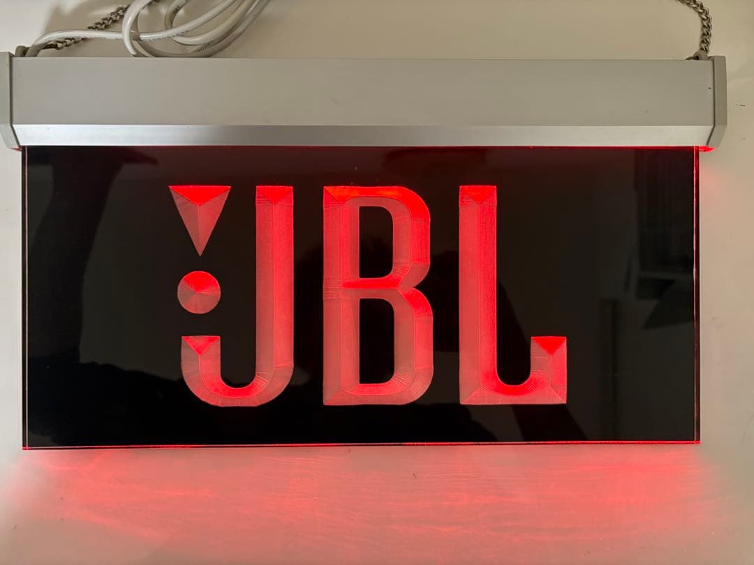 【希少・動作確認済】JBL 吊り下げ式　ライトサイン 赤　本体