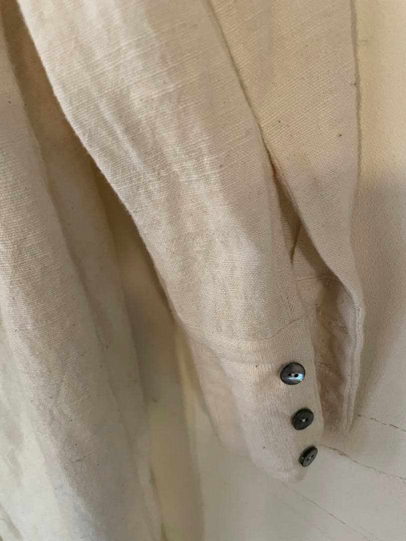 29800円　2024ss 手織り　オーガニック　うさと　ワンピース