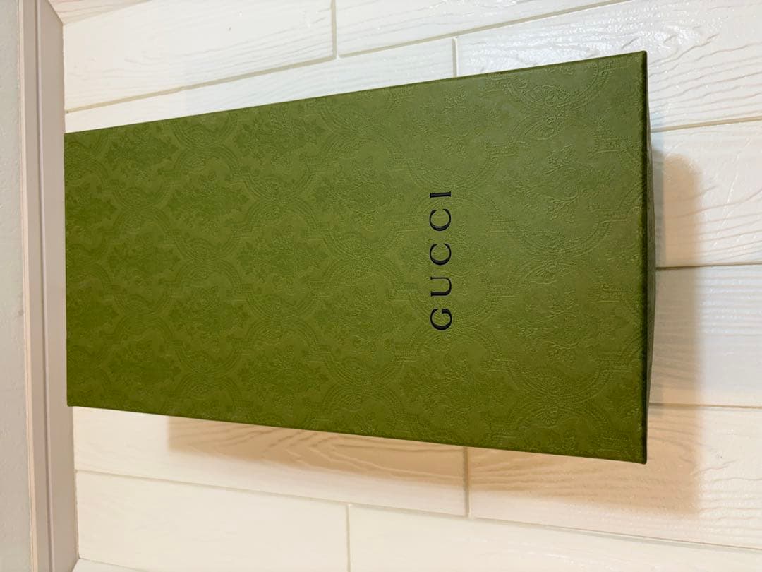 GUCCI 未使用インターロッキング　ブラック スライドサンダル　サイズ7