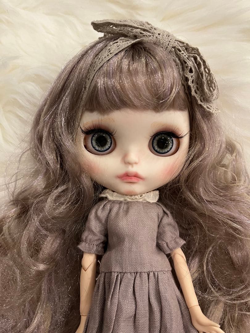 アイシードール　アウトフィット付き　ミックスパープルロング