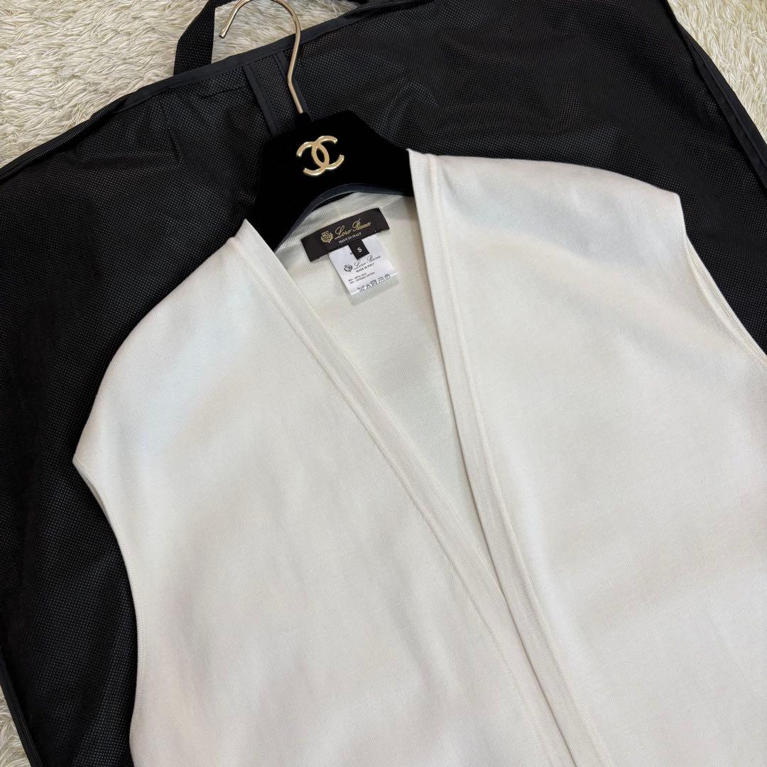 ロロピアーナ　Loro Piana シルク混　ロングジレ　ベスト　ニット