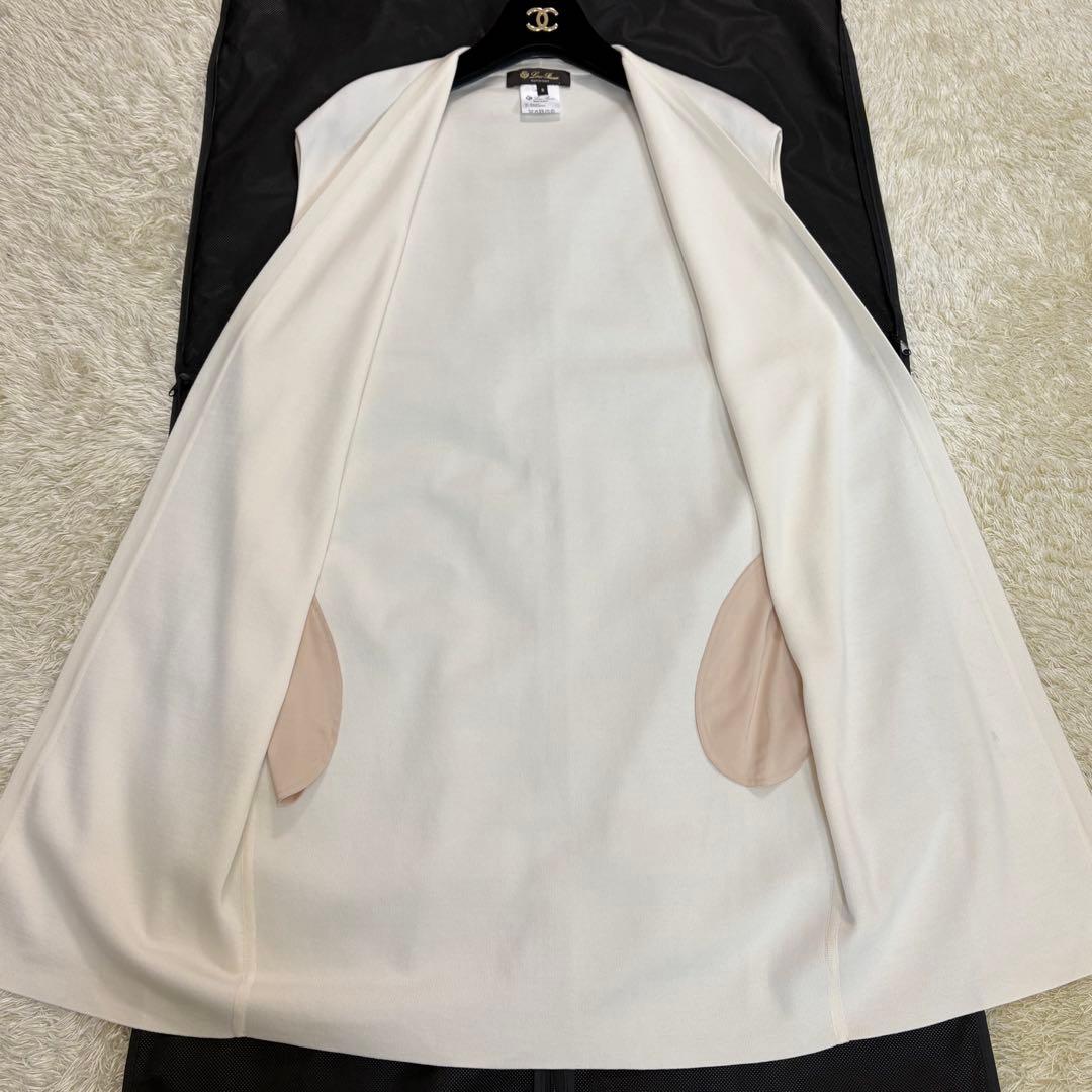 ロロピアーナ　Loro Piana シルク混　ロングジレ　ベスト　ニット