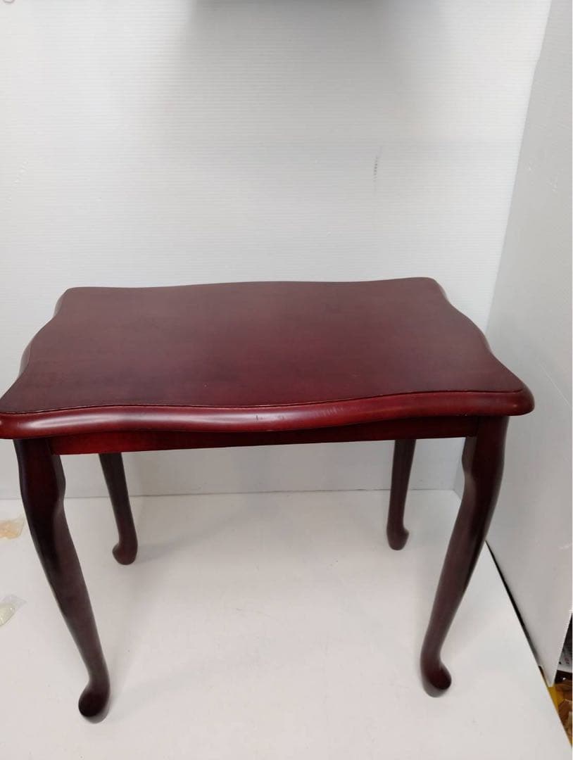 G1810 八幡産業　ネストテーブル 3段 3点セット 木製 アンティーク調