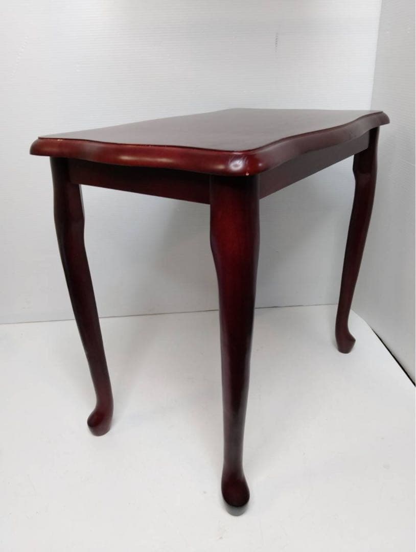 G1810 八幡産業　ネストテーブル 3段 3点セット 木製 アンティーク調