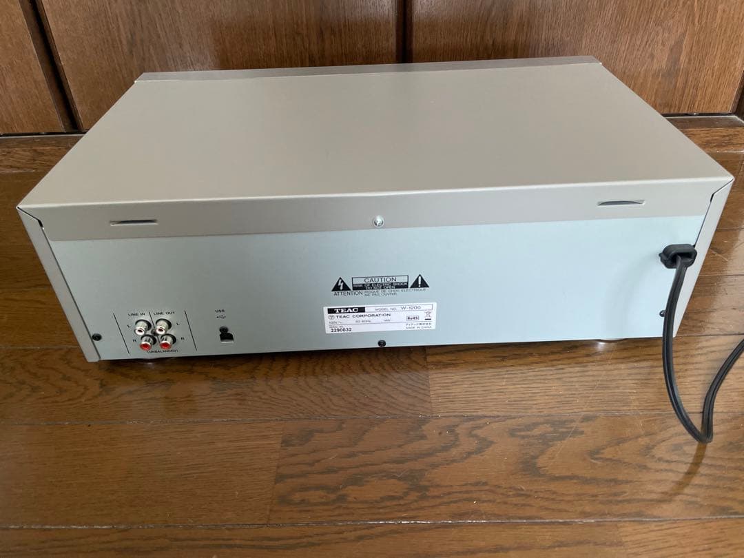 ラジオ・コンポ TEAC W-1200 Double Cassette Deck