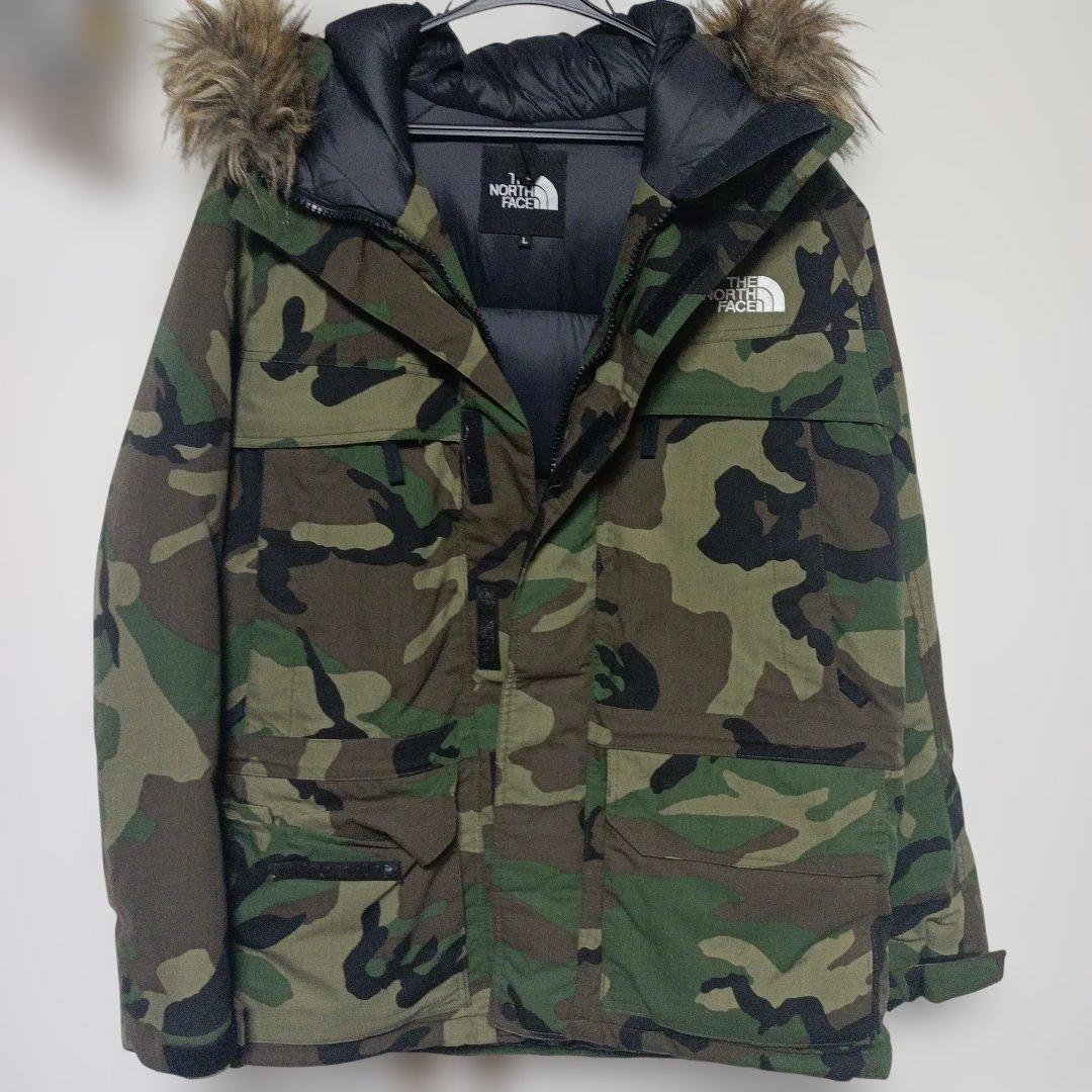 THE NORTH FACE 迷彩 ダウンジャケット Lサイズ