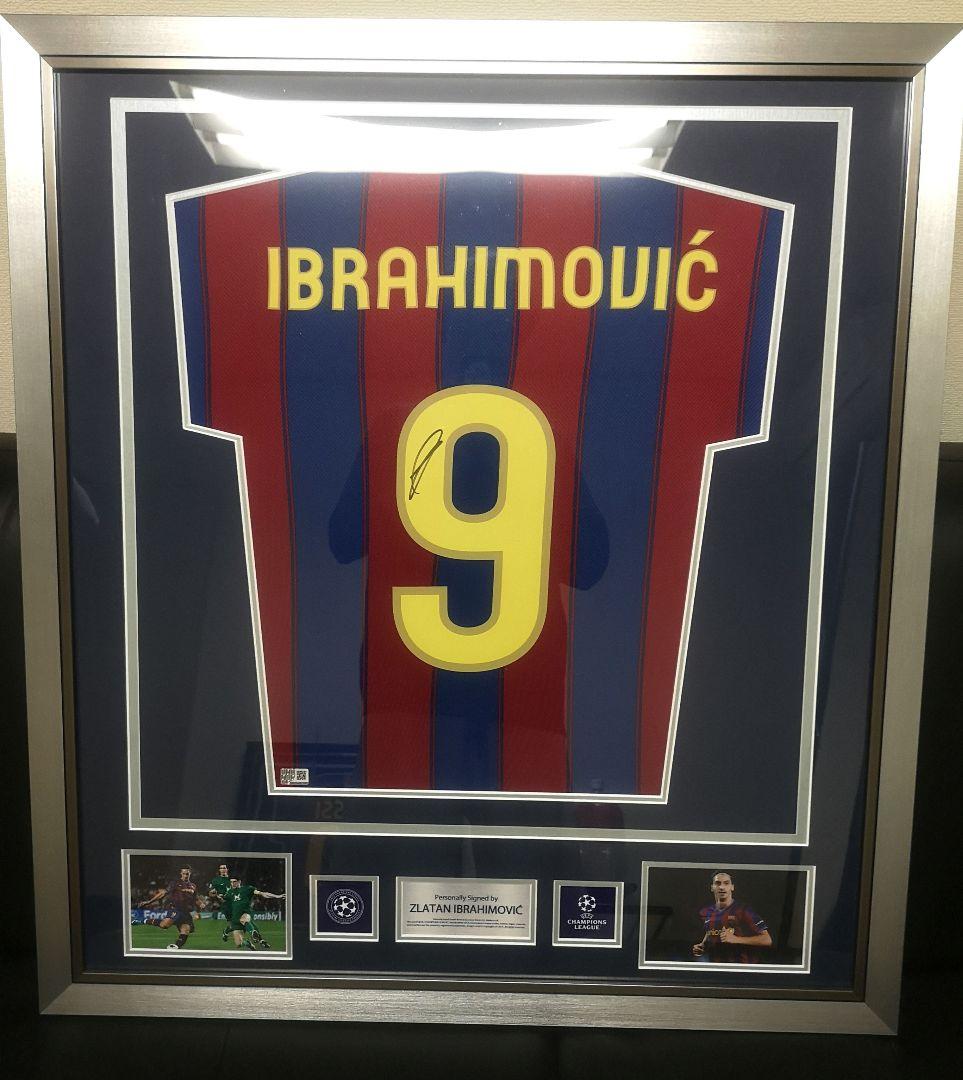 ズラタンイブラヒモビッチ　バルセロナ09/10 ICONSサインユニフォーム