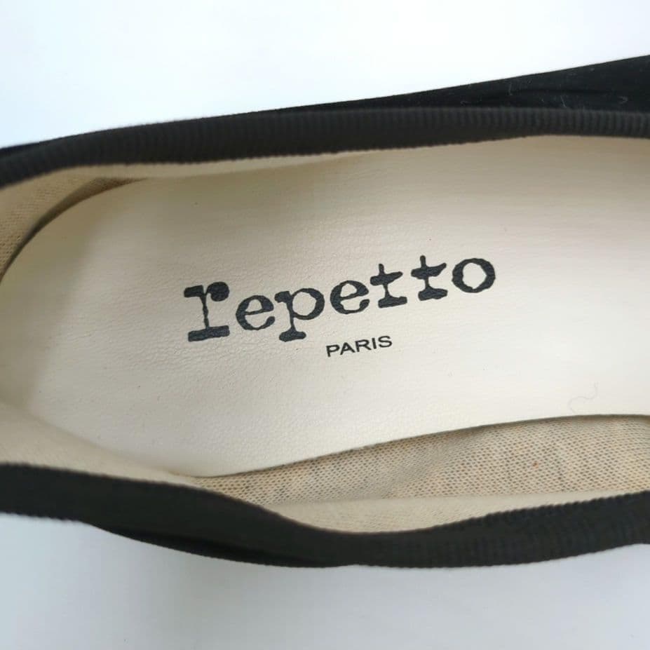 極美品　reppeto レペット　ベロア素材　バレエシューズ　パンプス　希少