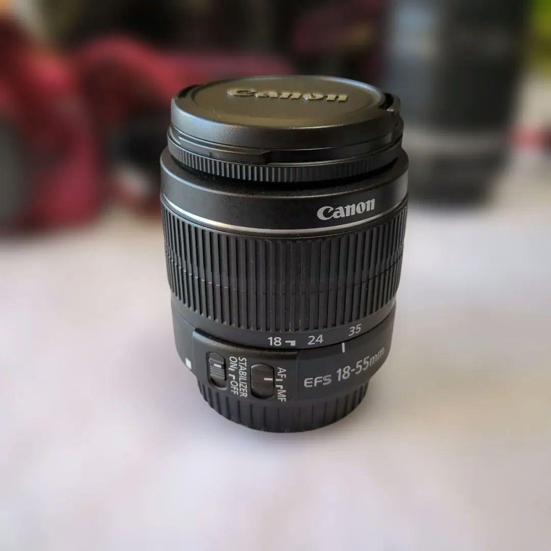 【美品】Canon EOS Kiss X50 望遠レンズセット★ベネトンバッグ付