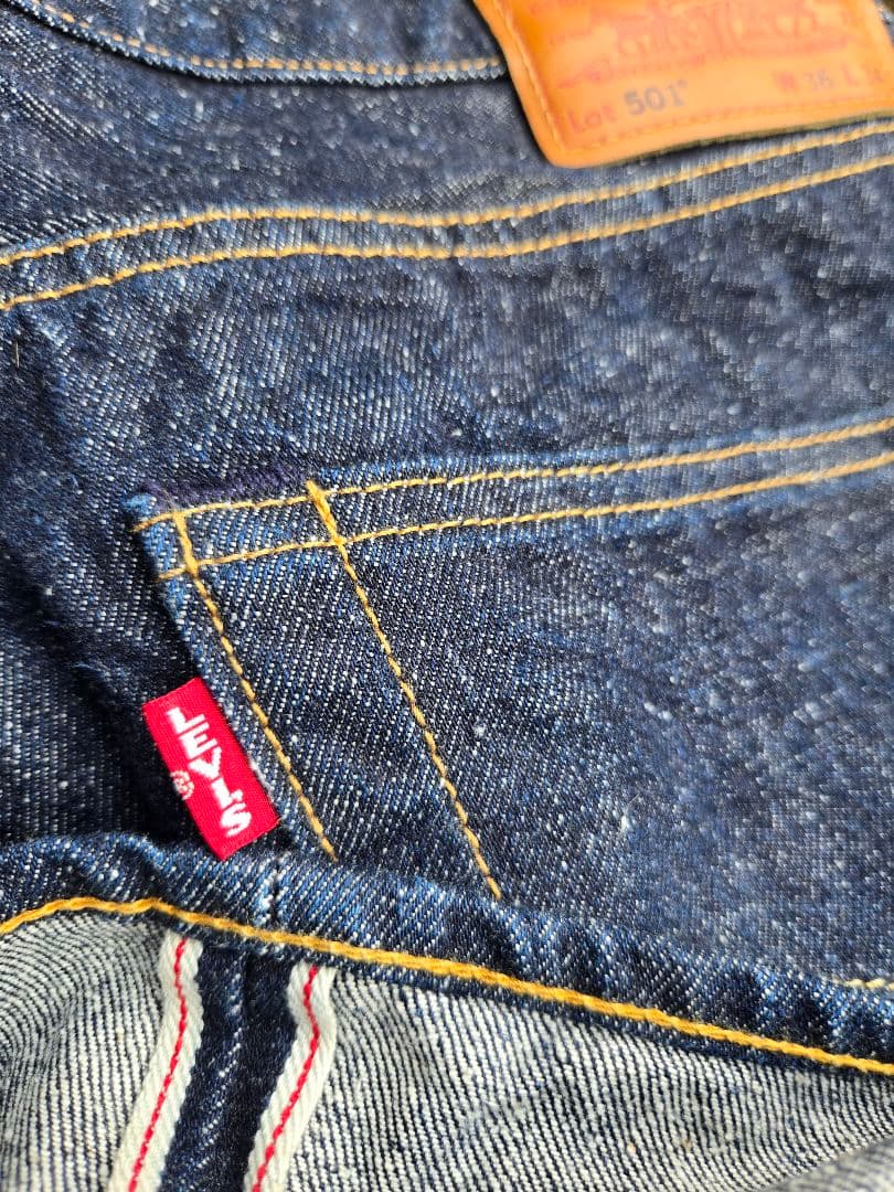 新品級 Levi's 501 濃紺 W36 ほぼデッドストック 現行