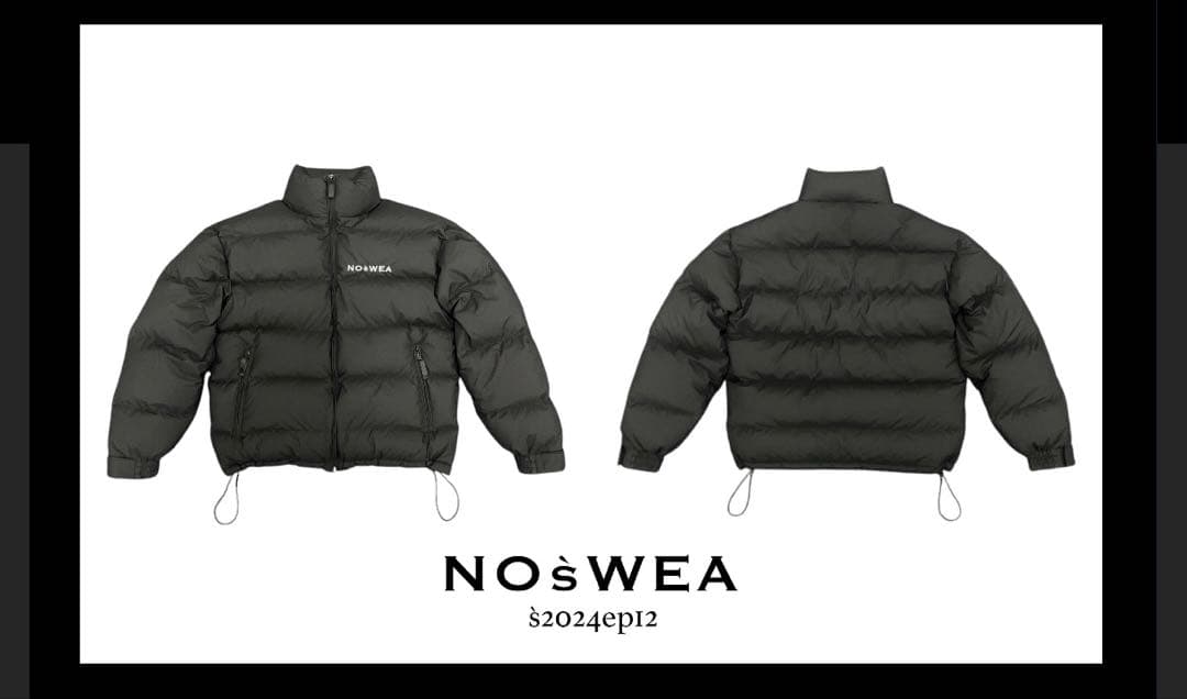 ★NOsWEA Da-iCE 花村想太　ブラック ダウンジャケット★