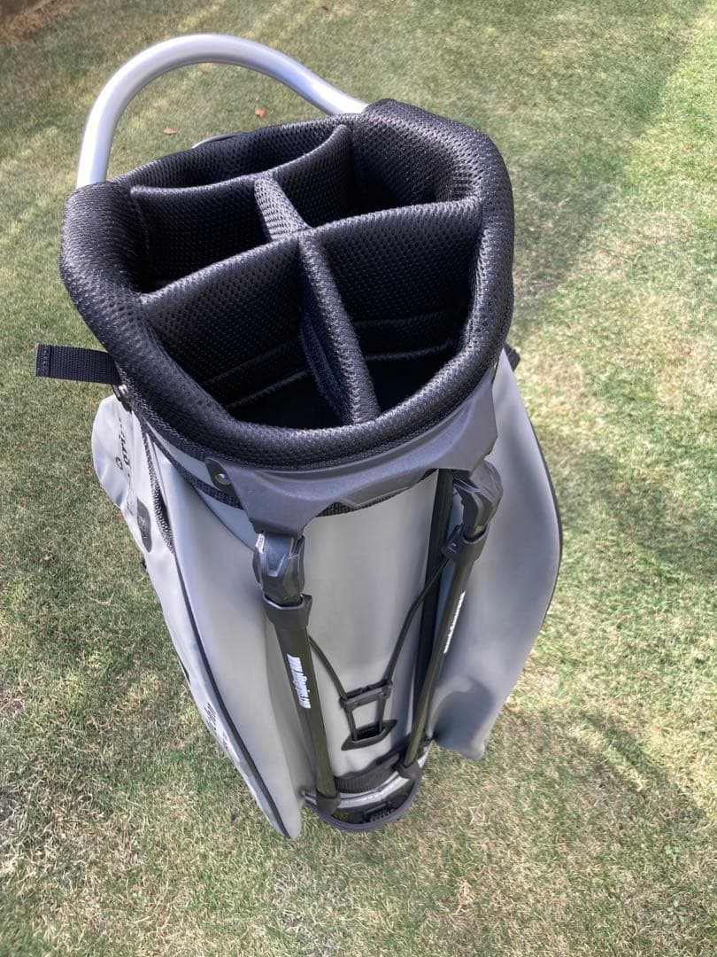 エリートグリップ限定キャディバッグ9.5グレースタンドヘッドカバー5点付き美品