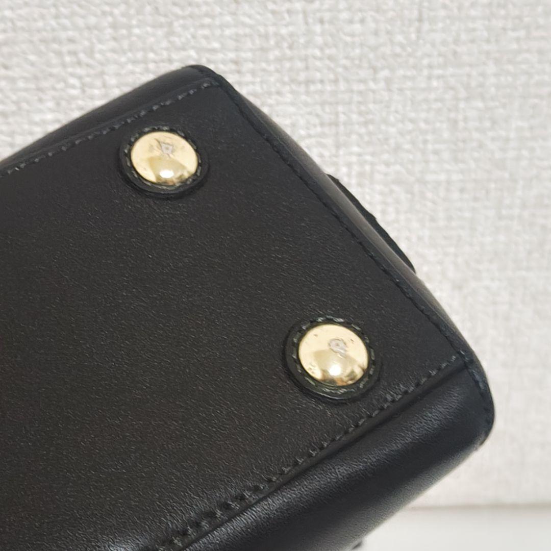 COACH ハンドバッグ　レザー　ブラック