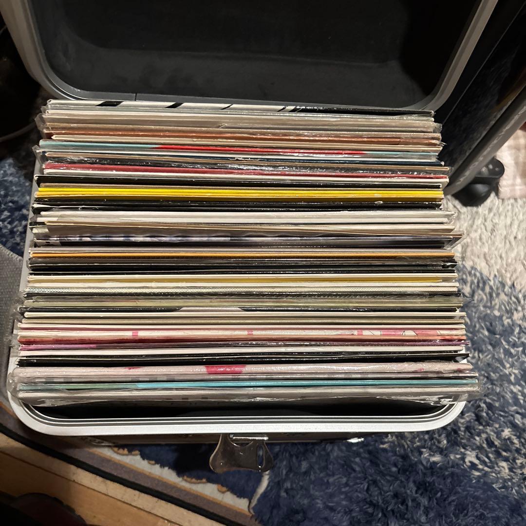 【レコードケース込み】 レコード　まとめ売り　ハウス　テクノ　DJ ジャンク