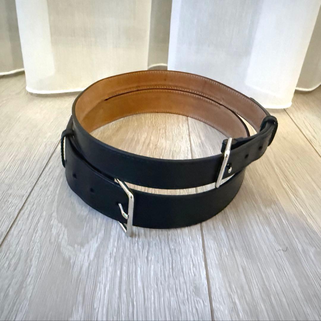 ベルト Alexander McQueen ダブル レザー