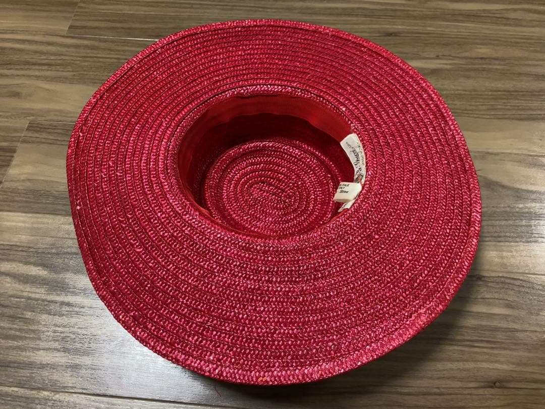 激レア　GUCCI グッチ　麦わら帽子　カンカン帽　ストローハット