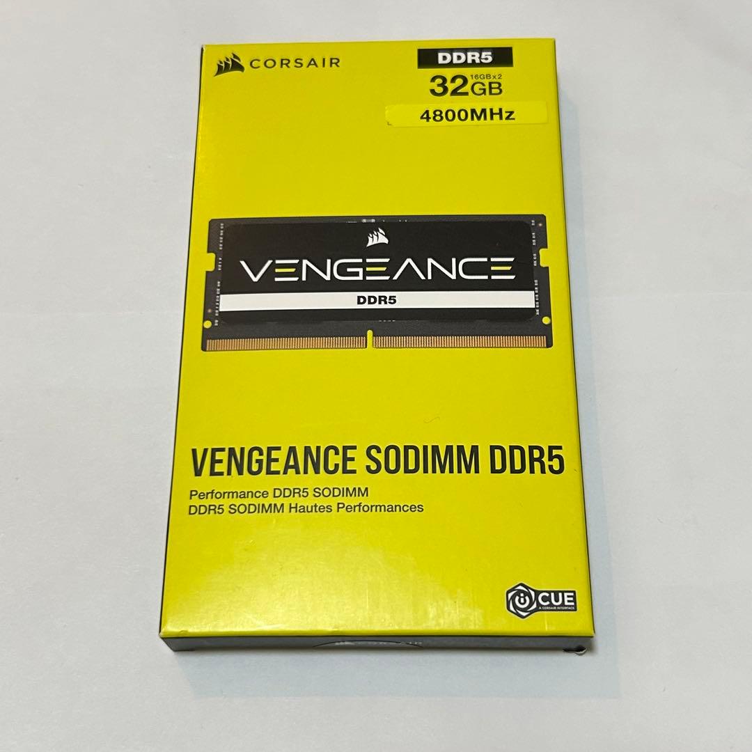 corsair メモリDDR5 32GB vengeance sodimm
