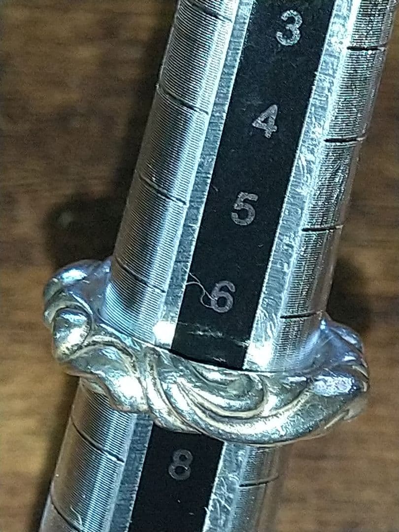 John Simon Ritchie クロムハーツ　スクロールリング　7号
