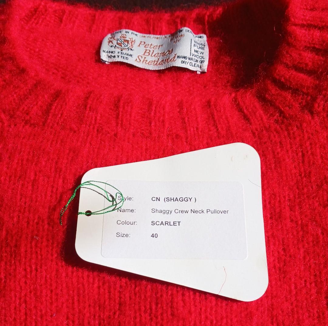 ピーターバランス 　シャギードッグセーター サイズ40 タグ付属