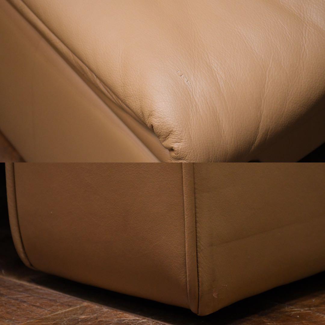 EEK90 展示品 エルポ アトランタ リクライニングソファ オットマンセット