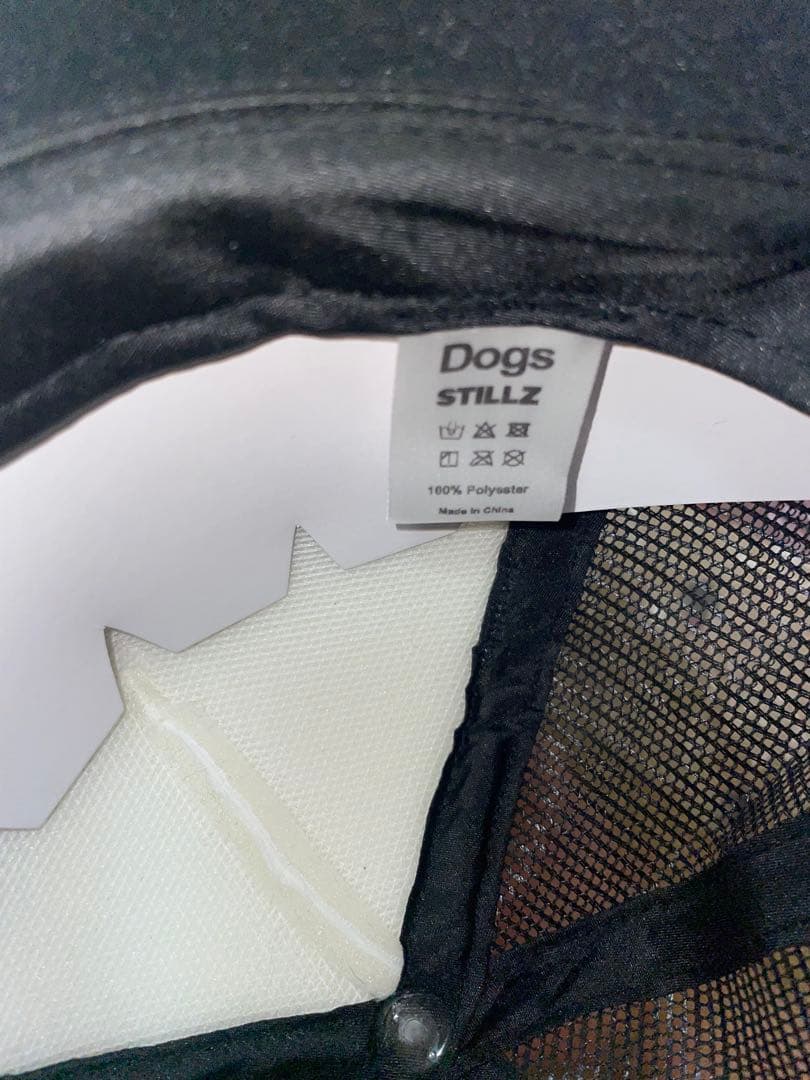 Dogs × STILLZ コラボ　フェイクファーキャップ　白×黒　千葉雄喜