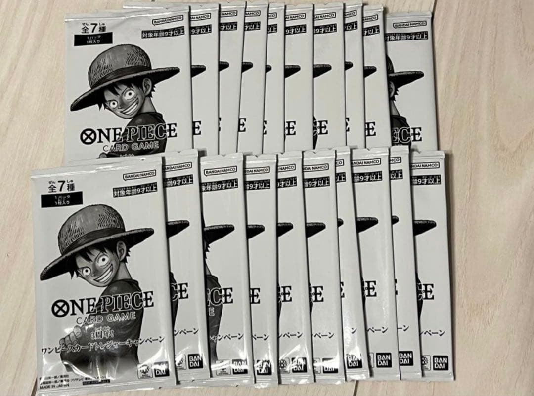 ワンピースカード 3周年!トレジャーキャンペーン プロモ　20p