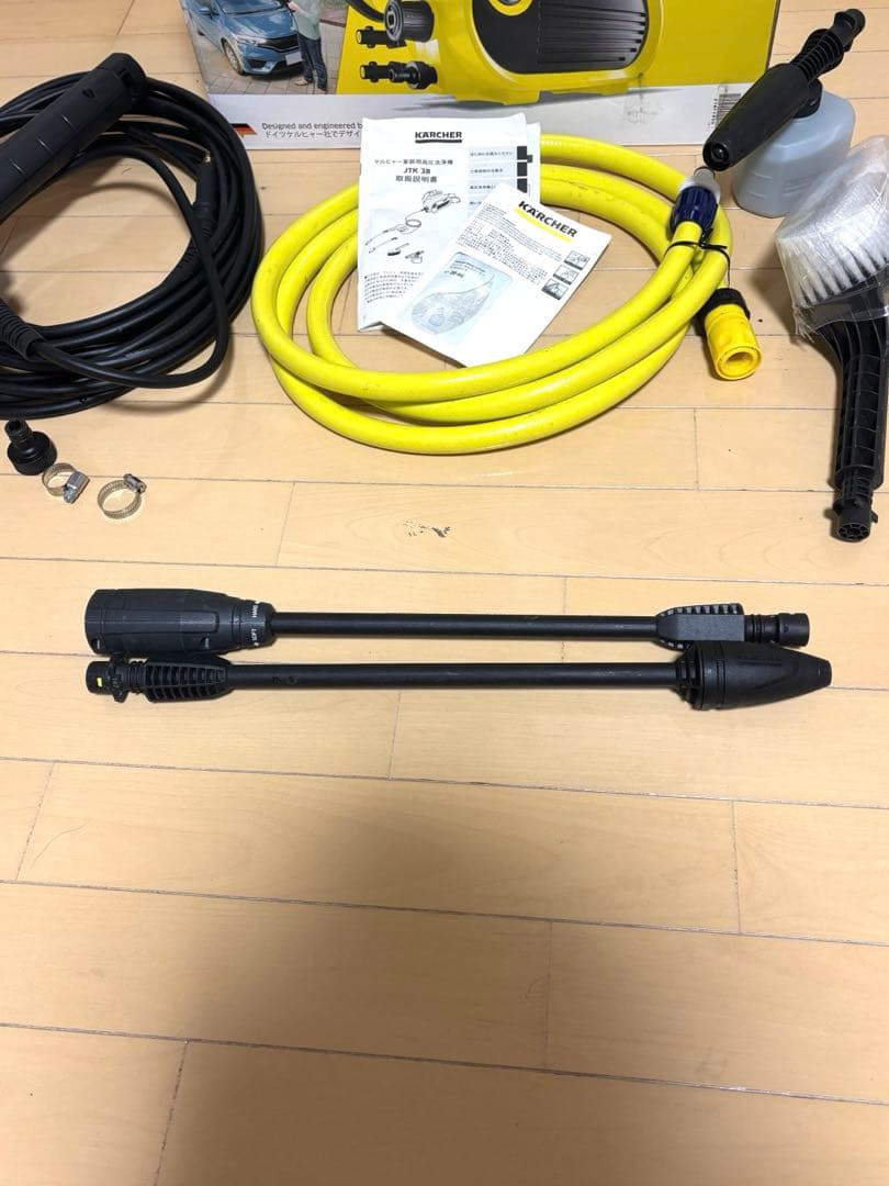 美品　KARCHER ケルヒャー 家庭用高圧洗浄機 JTK38(完備品)