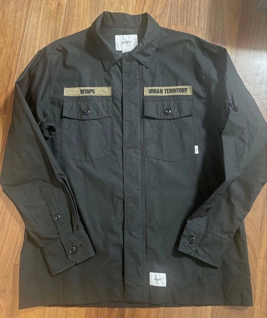 【年末価格】WTAPS FLYERS/LS ミリタリーシャツ M ジャングル
