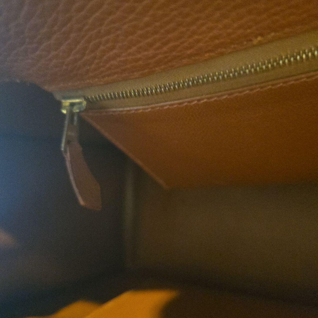 HERMES エルメス ホワイトバスPM ゴール ド金具 ハンドバッグ美品