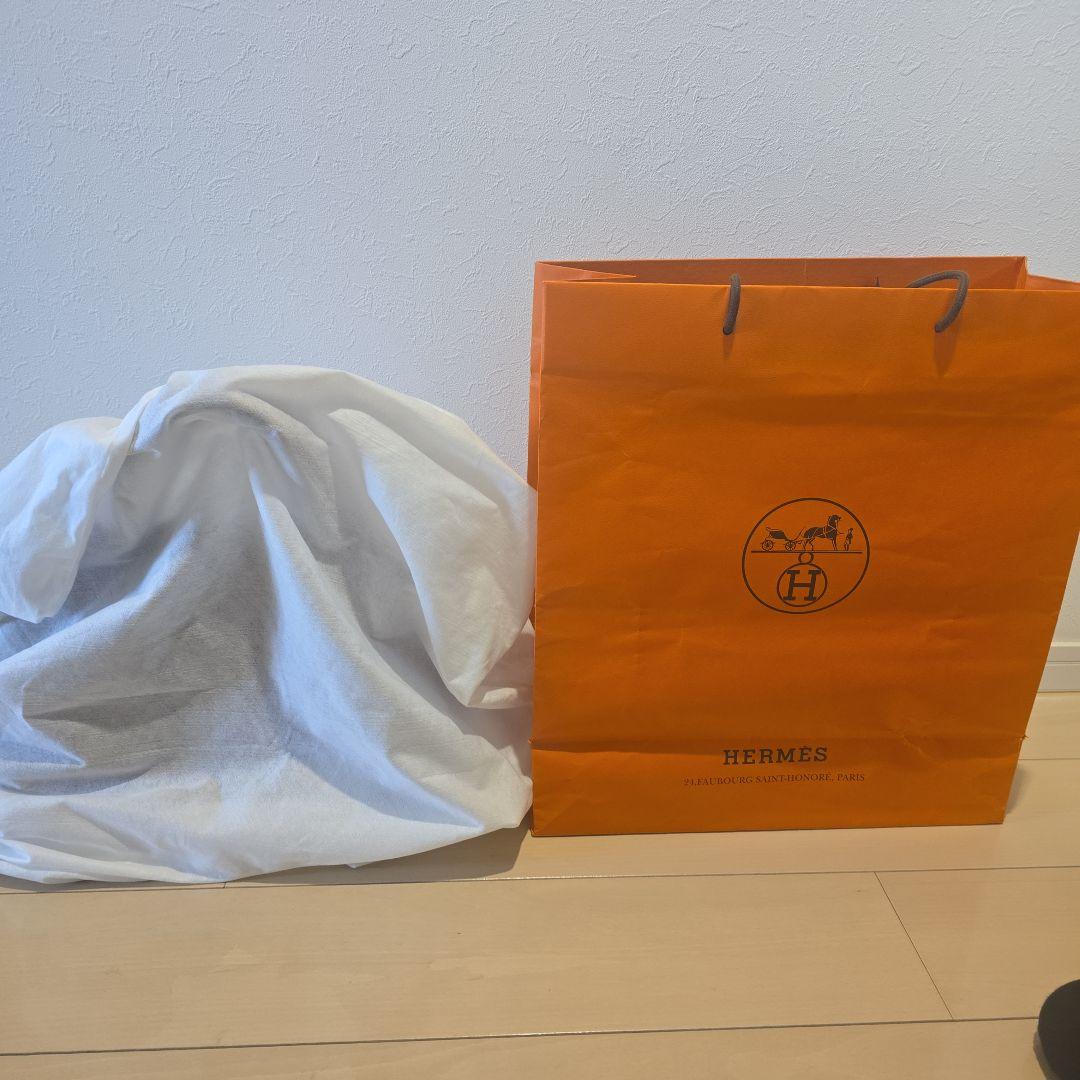 HERMES エルメス ホワイトバスPM ゴール ド金具 ハンドバッグ美品