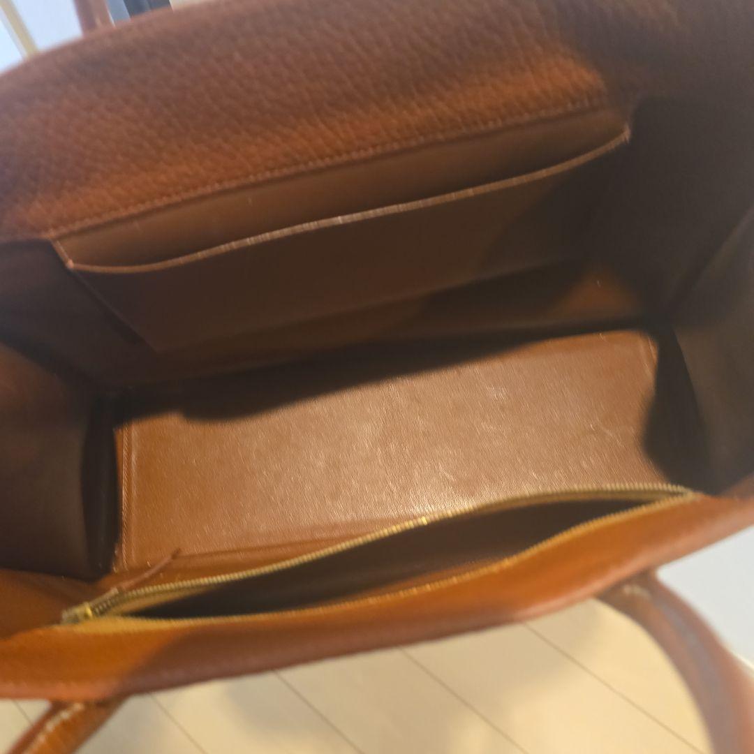 HERMES エルメス ホワイトバスPM ゴール ド金具 ハンドバッグ美品