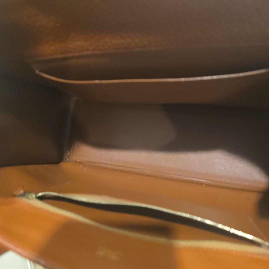 HERMES エルメス ホワイトバスPM ゴール ド金具 ハンドバッグ美品