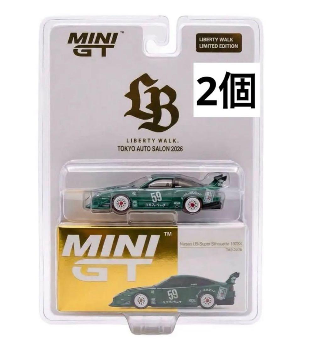 送料込★新品★MINI GT★日産 180SX★LBWK 東京オートサロン★限定