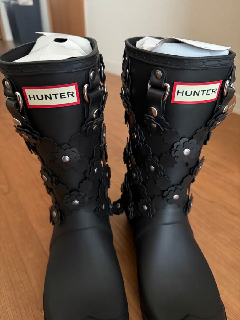 Hunter コラボブーツ サイズ38 ブラック