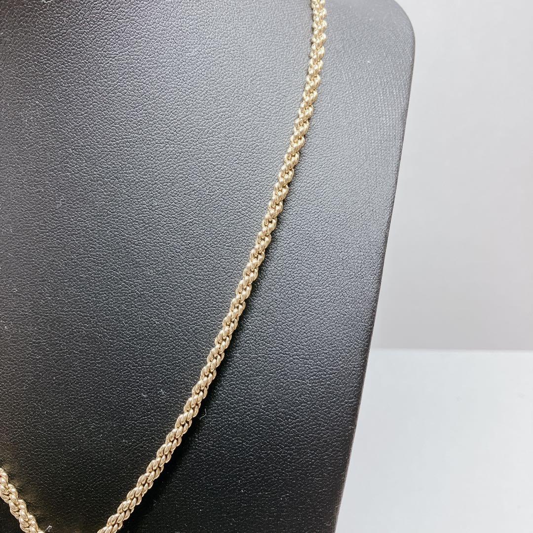 イヴサンローラン　ネックレス　しずく　ゴールド　透かし　YSL ティアドロップ