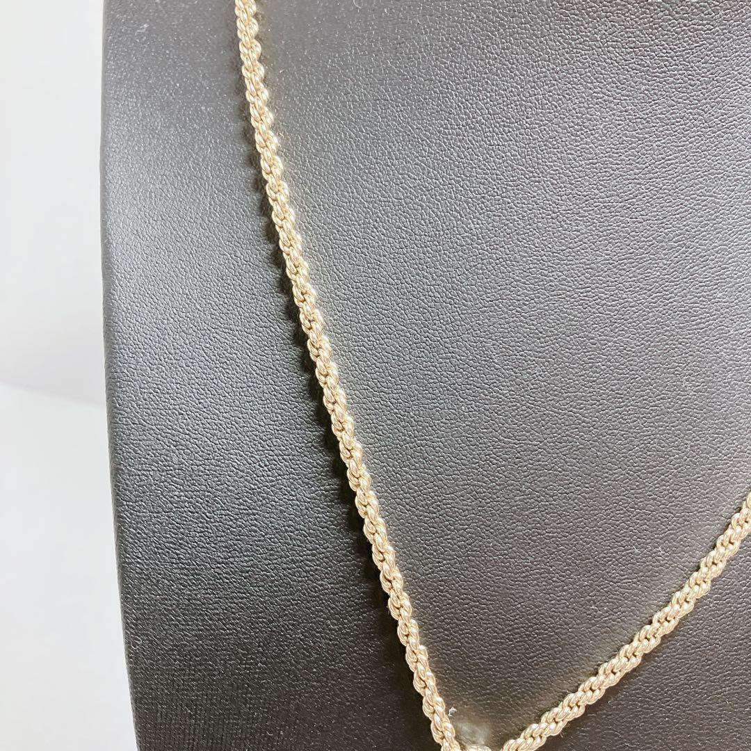 イヴサンローラン　ネックレス　しずく　ゴールド　透かし　YSL ティアドロップ