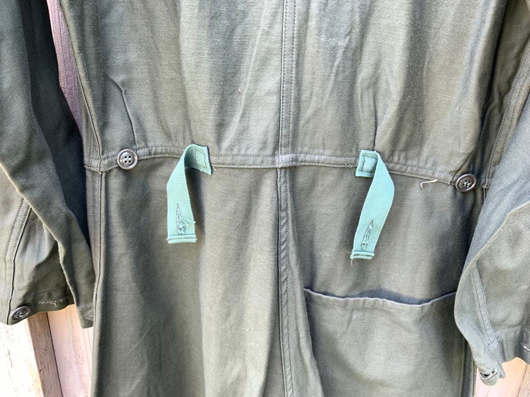 80s ヴィンテージ USA製 米軍放出品 カバーオール ツナギ アメリカ 古着