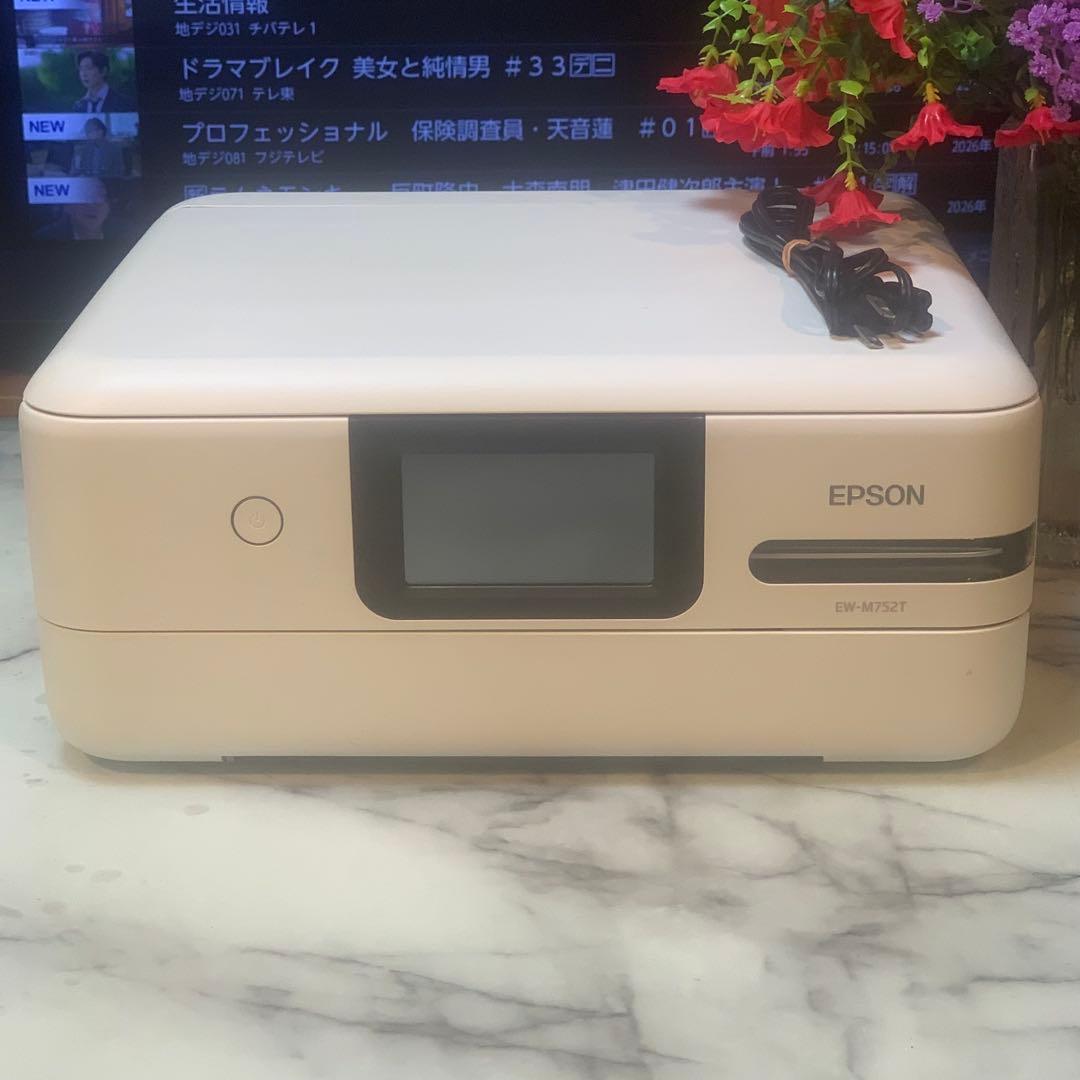 美品■エプソン プリンタ EW-M752T A4■総印刷枚数 4370枚