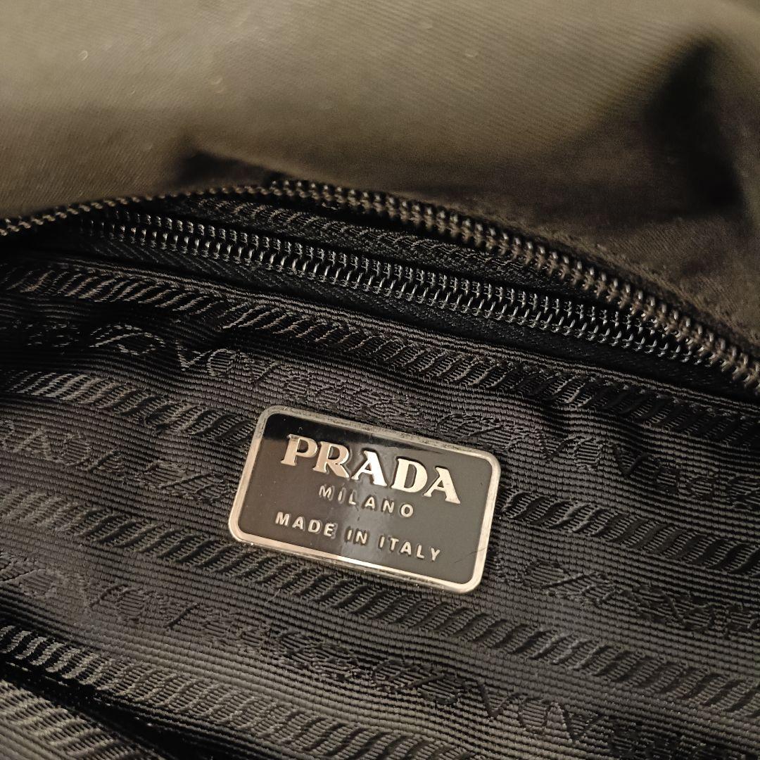 PRADA✨️　ハンドバック　黒　ブラック　三角ロゴ　ナイロン　テスート